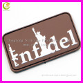 Eco-friendly rubber PVC logo silicone embossed custom 3d soft pvc patch pvc trademark silicone label